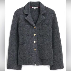 NWT Alex Mill London Merino Wool Blend Sweater Jacket Sz S (Sold out online!)